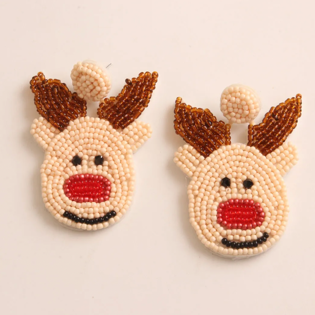 Love You Deerly Reindeer Earrings