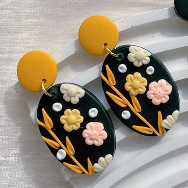 Fall Florals Autumn Earrings