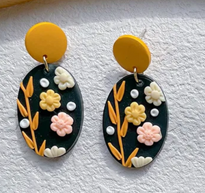 Fall Florals Autumn Earrings