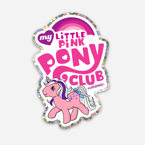 My Little Pink Pony Club Sticker