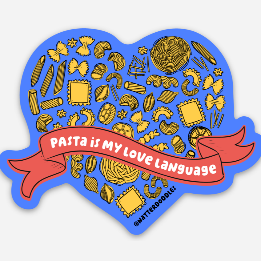Pasta Is My Love Language Sticker