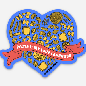 Pasta is My Love Language Sticker