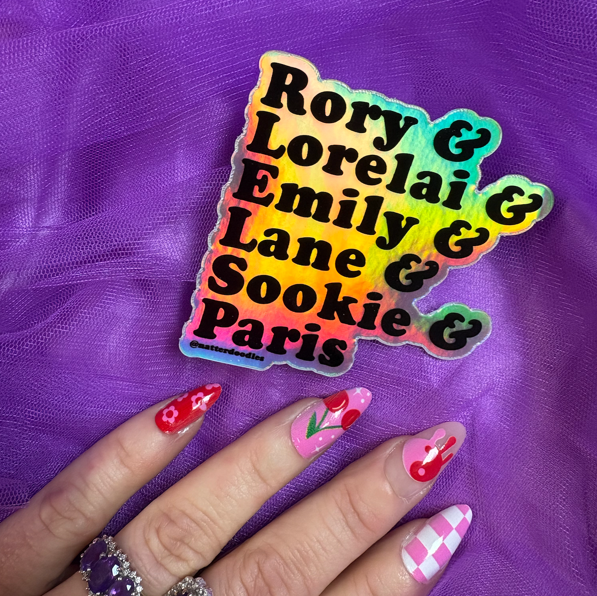 Rory & Lorelai & Emily & Sookie & Lane & Paris Sticker
