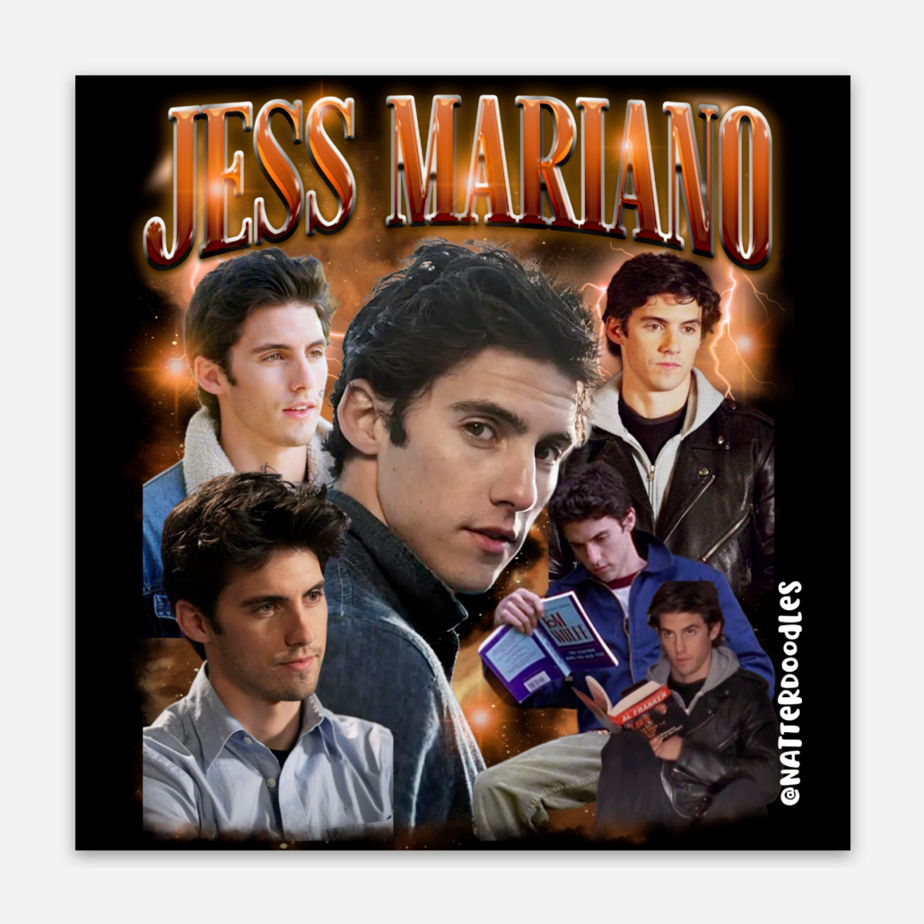 Jess Mariano Gilmore Girls Sticker