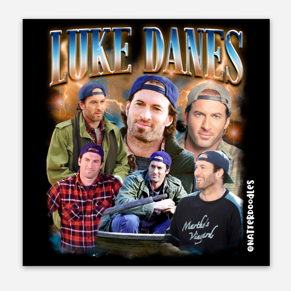 Luke Danes Gilmore Girls Sticker
