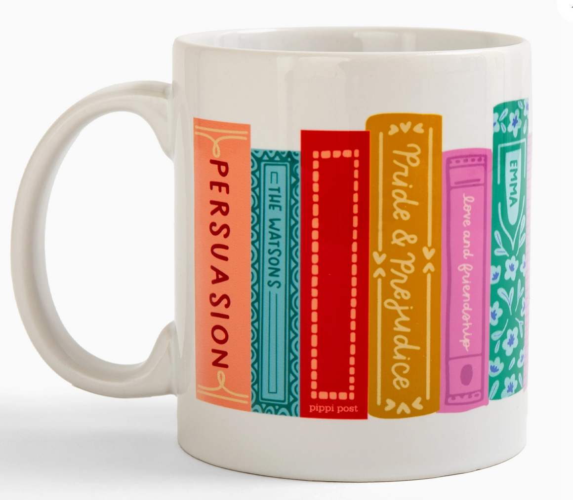 Jane Austen Book Mug