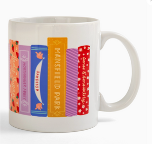 Jane Austen Book Mug