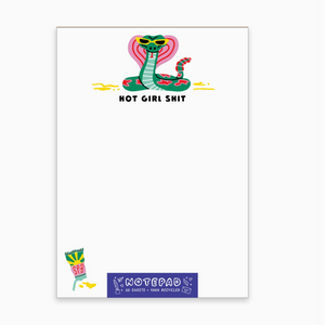 Hot Girl Shit Snake Notepad