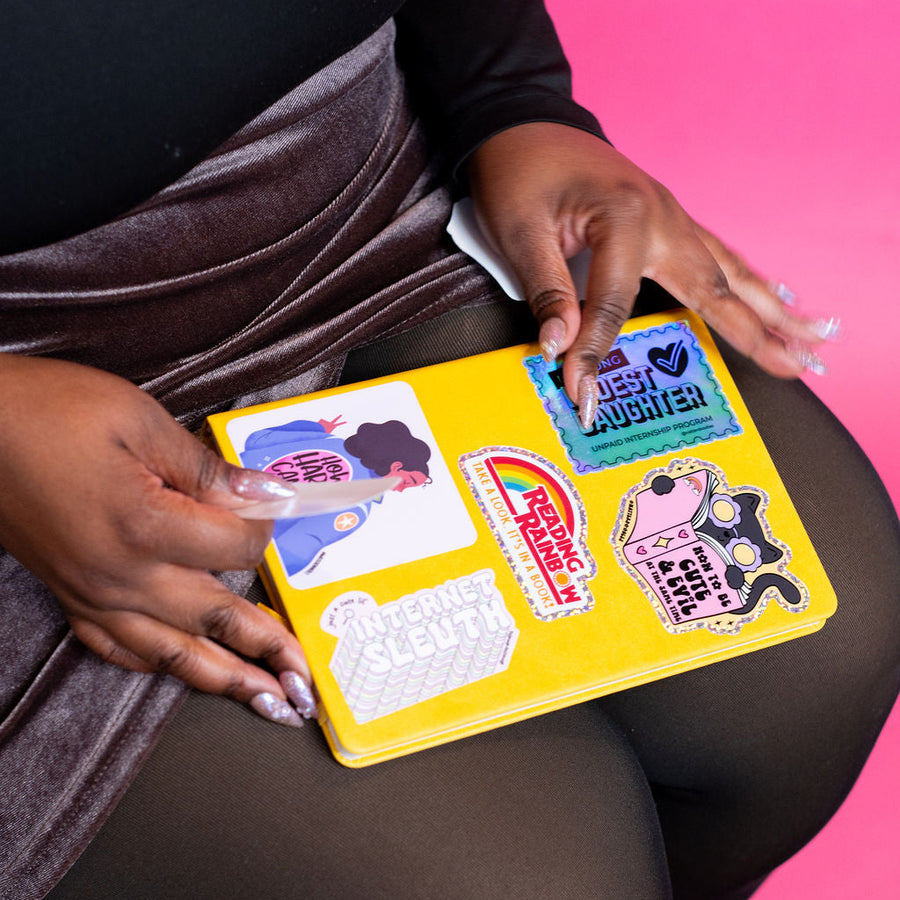 Lifelong Eldest Daughter Unpaid Internship Holographic Sticker – Funny Family Gift