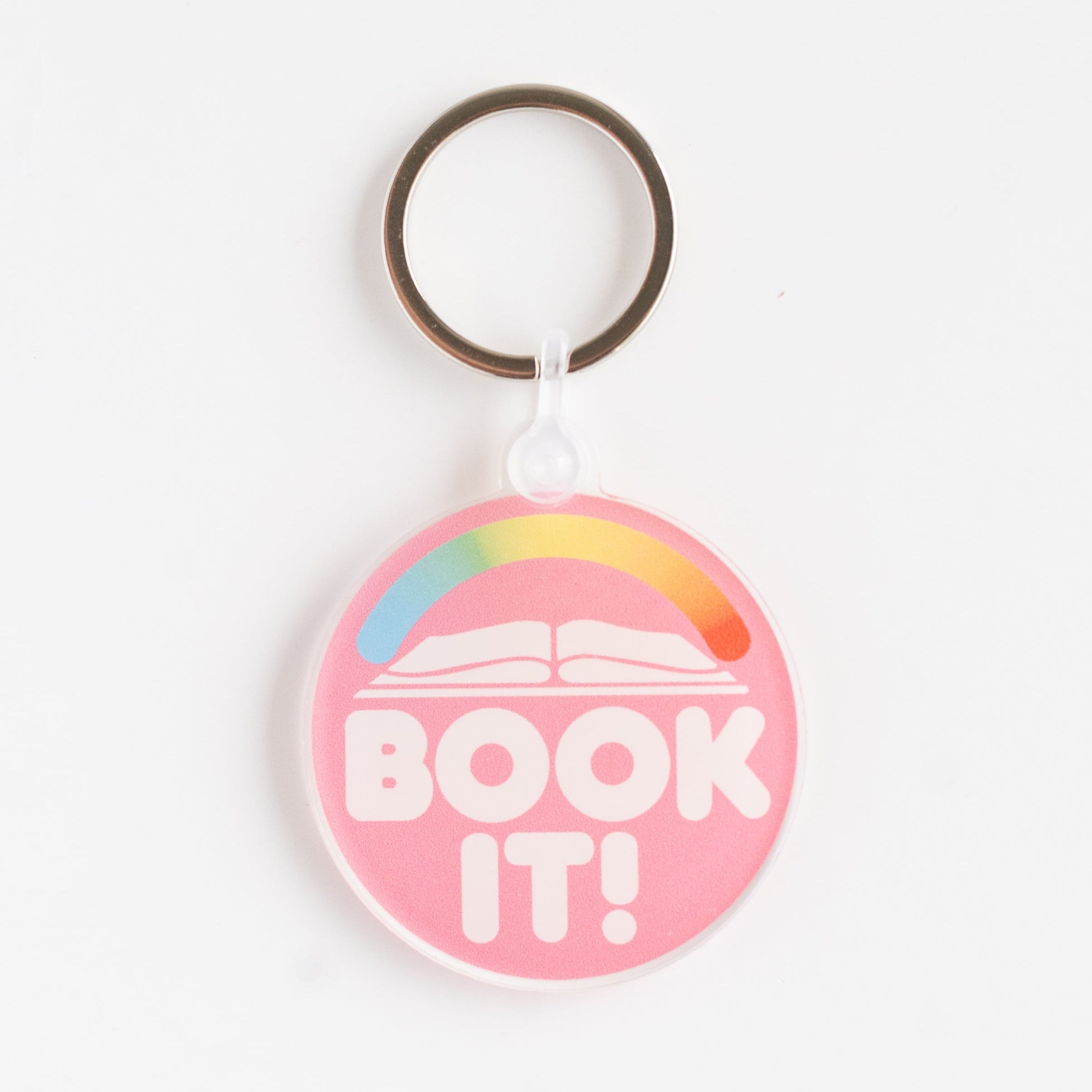 book lover keychain, reading gift, bookworm accessory, reader gift, library lover, book club gift, literary accessory, colorful keychain, book nerd gift, NatterDoodle
