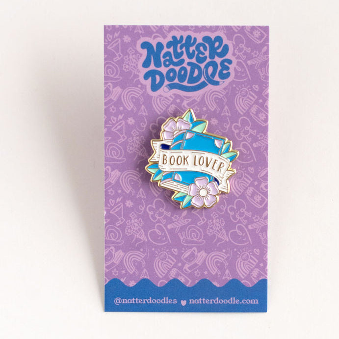 book lover pin, reader gift, bookworm accessory, library lover, reading pin, enamel pin, literary gift, book club gift