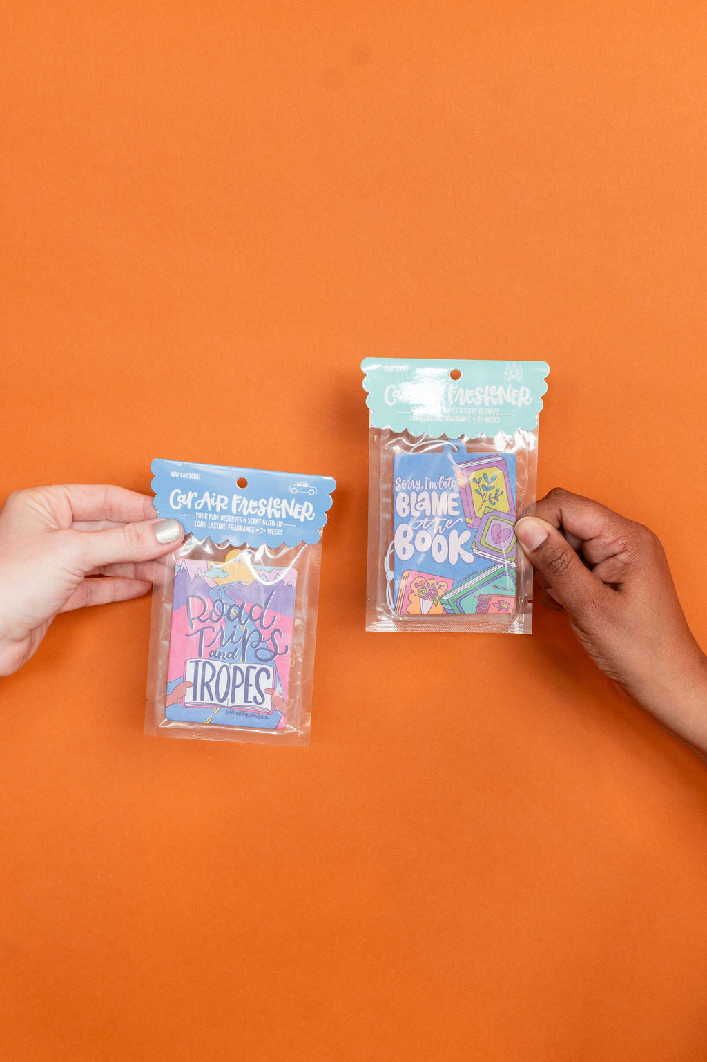 two packages of car air fresheners