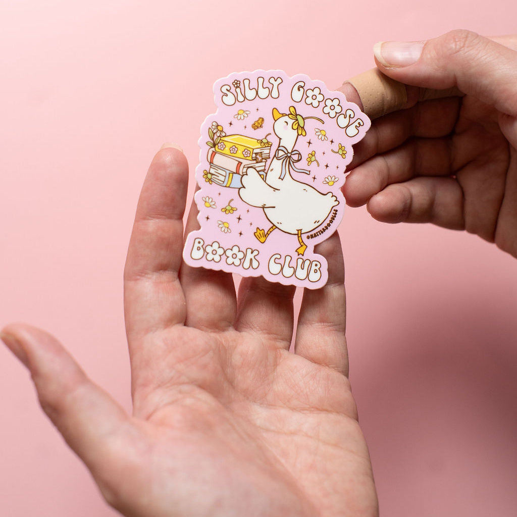 Silly Goose Book Club Sticker