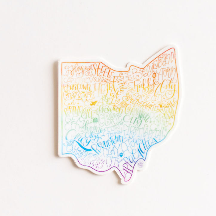 Ohio Nicknames Sticker