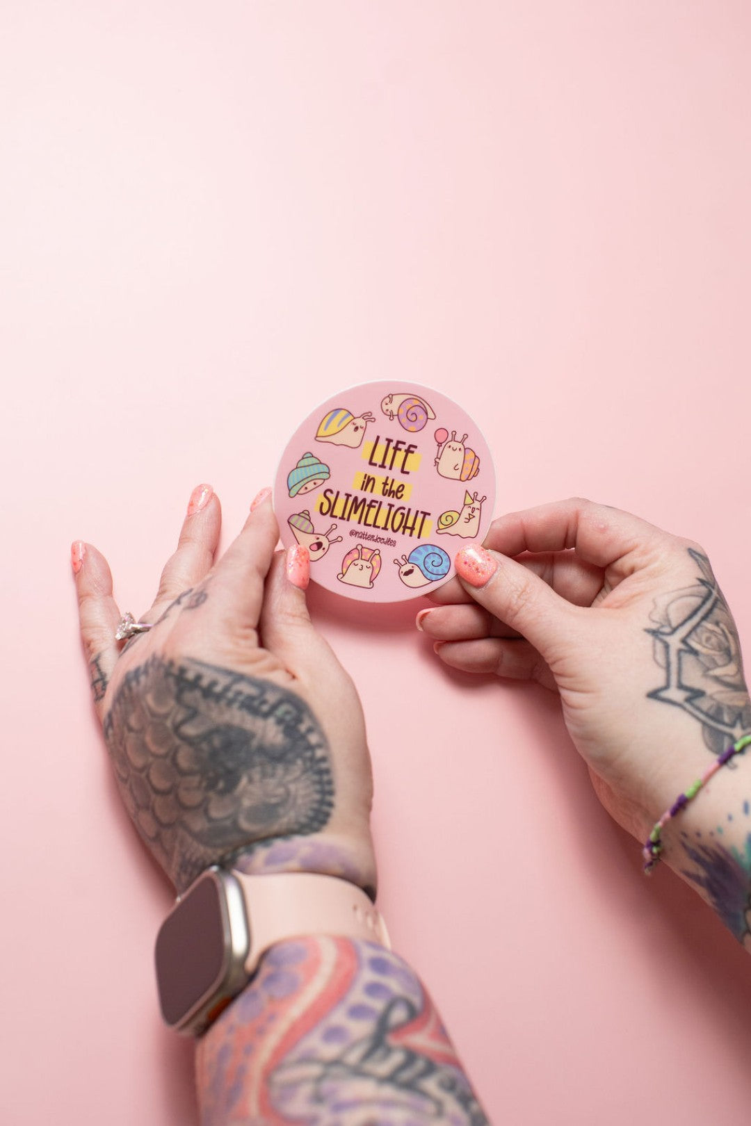 Life in the Slimelight Snail Sticker
