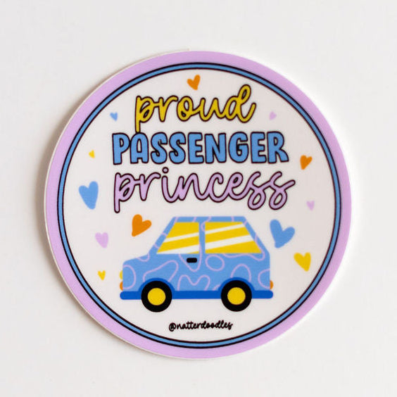 Proud Passenger Princess Sticker