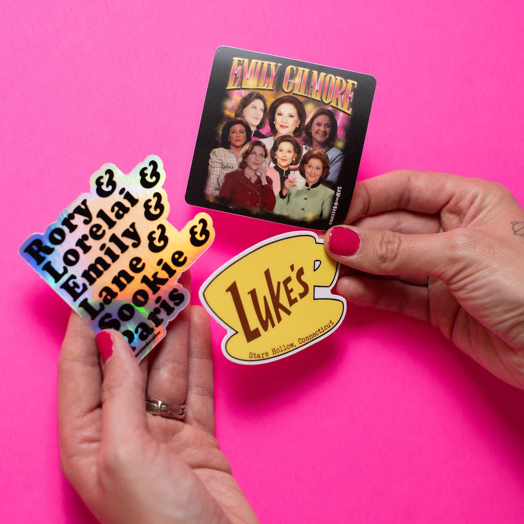 Rory & Lorelai & Emily & Sookie & Lane & Paris Sticker