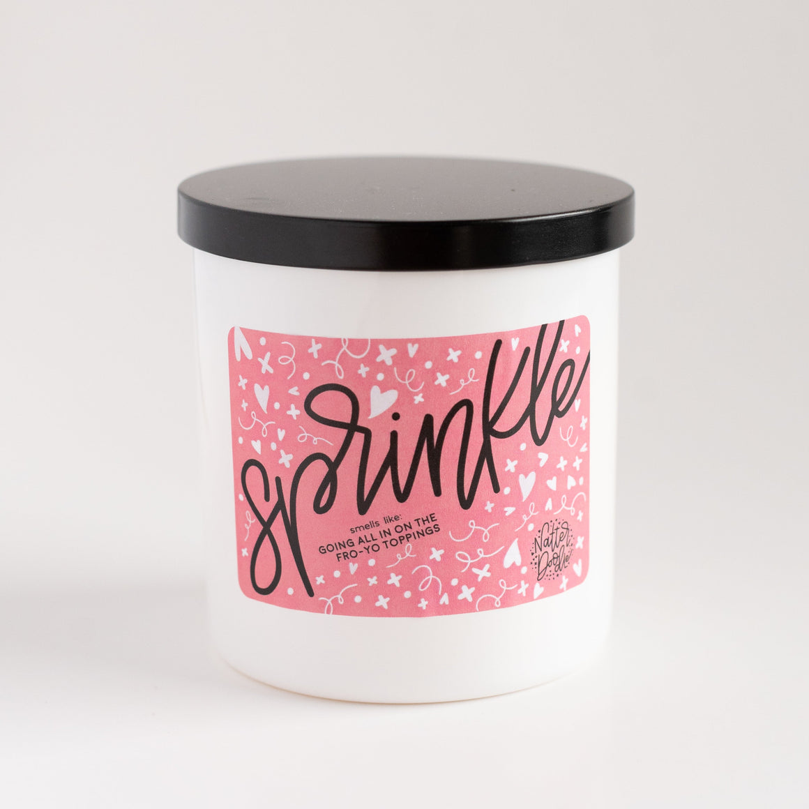 Sprinkle Candle – Tupelo Honey & Whipped Cream | 8oz Soy Candle | 60hr Burn