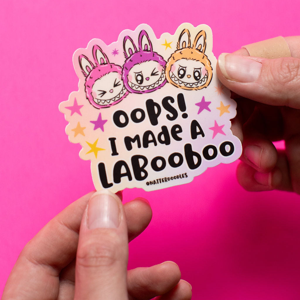 Oops I Made a Labooboo Labubu Sticker
