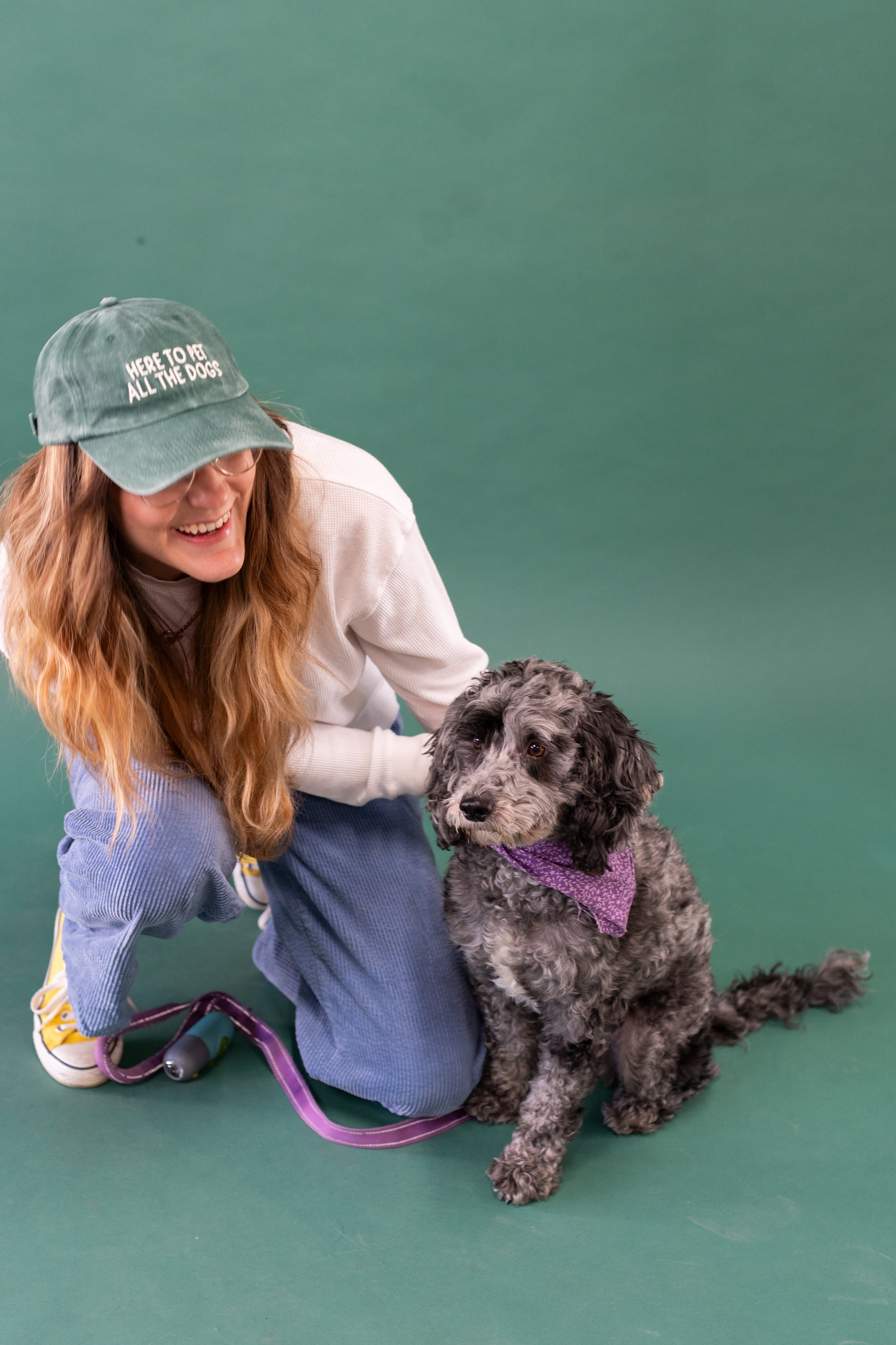 Here to Pet All the Dogs Dad Cap