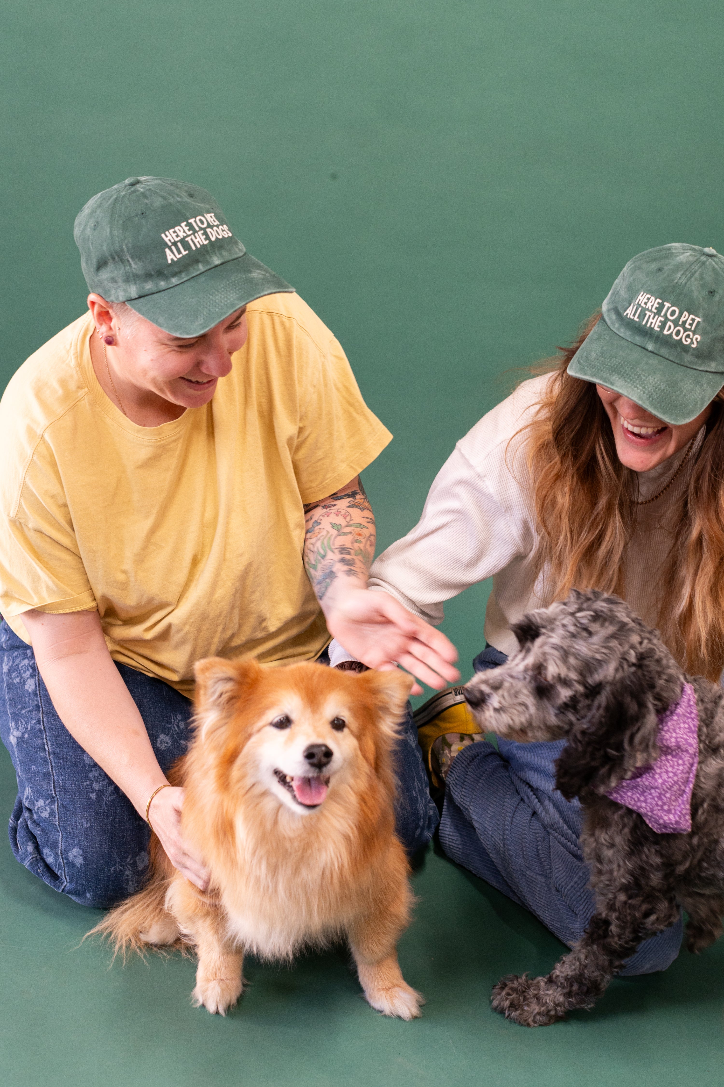 Here to Pet All the Dogs Dad Cap