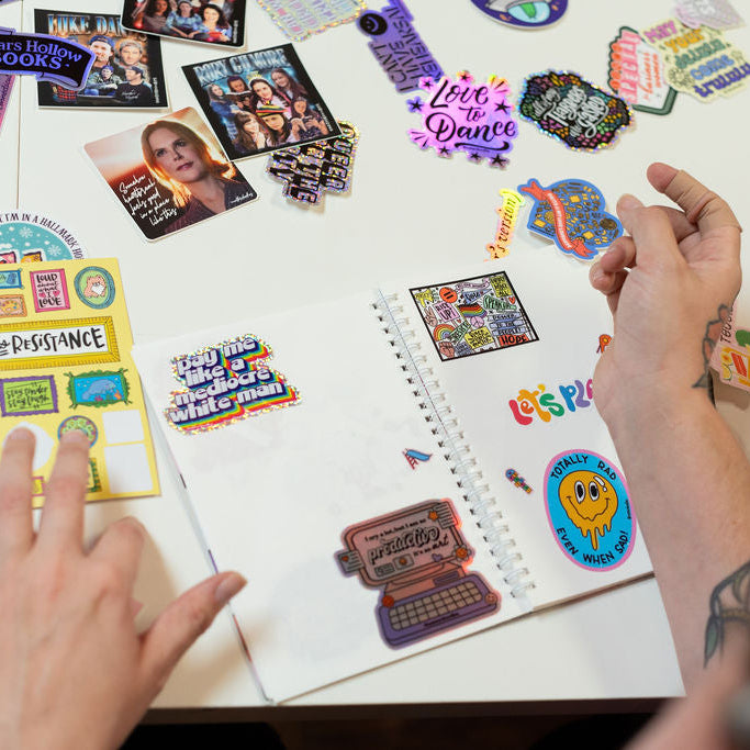 I Cry A Lot But I Am So Productive It’s An Art Sticker