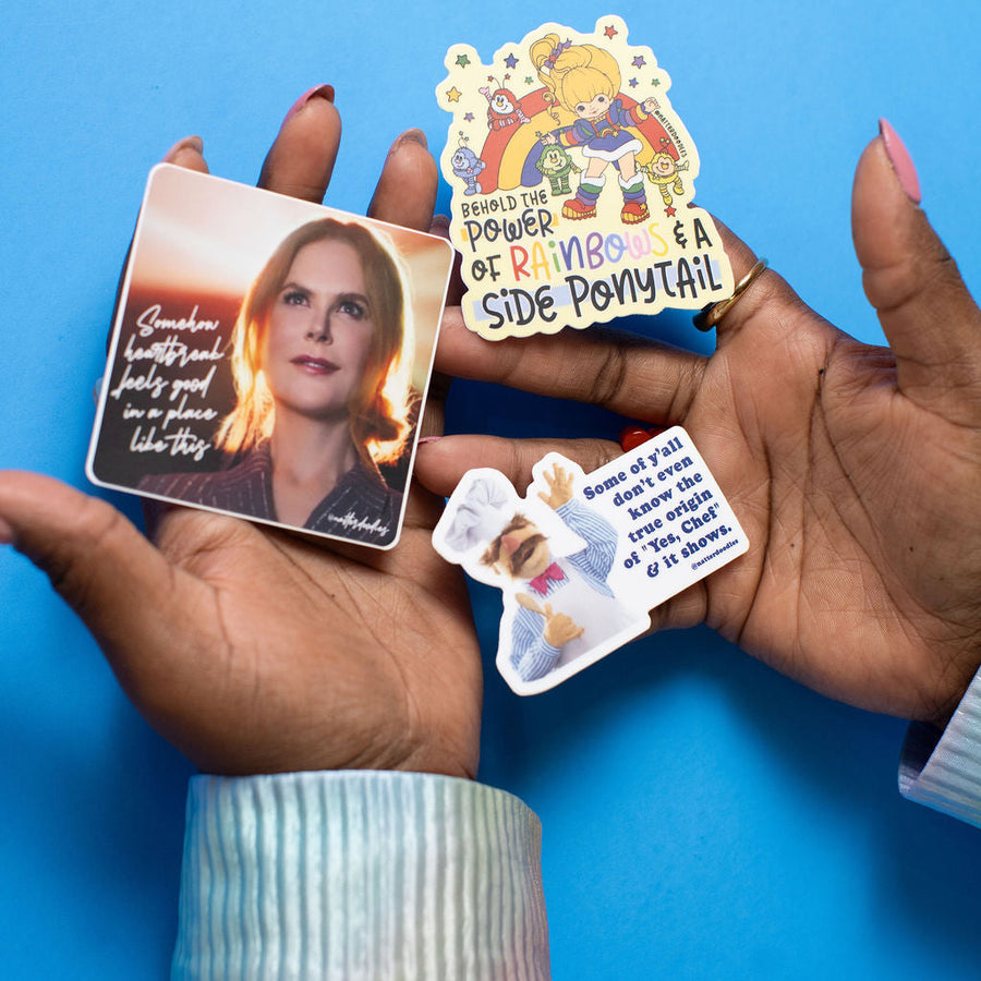 Nicole Kidman AMC Commercial Sticker – “Somehow Heartbreak Feels Good” Movie Lover Decal