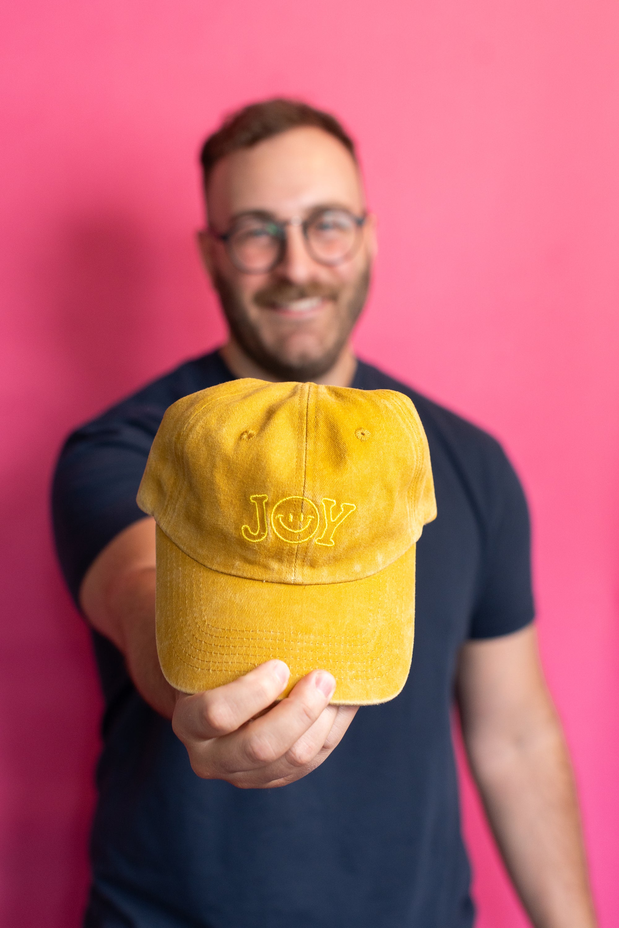Joy is Resistance Smile Dad Cap