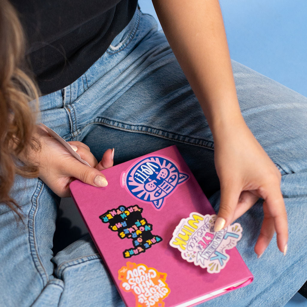 Give It a Wink Sticker