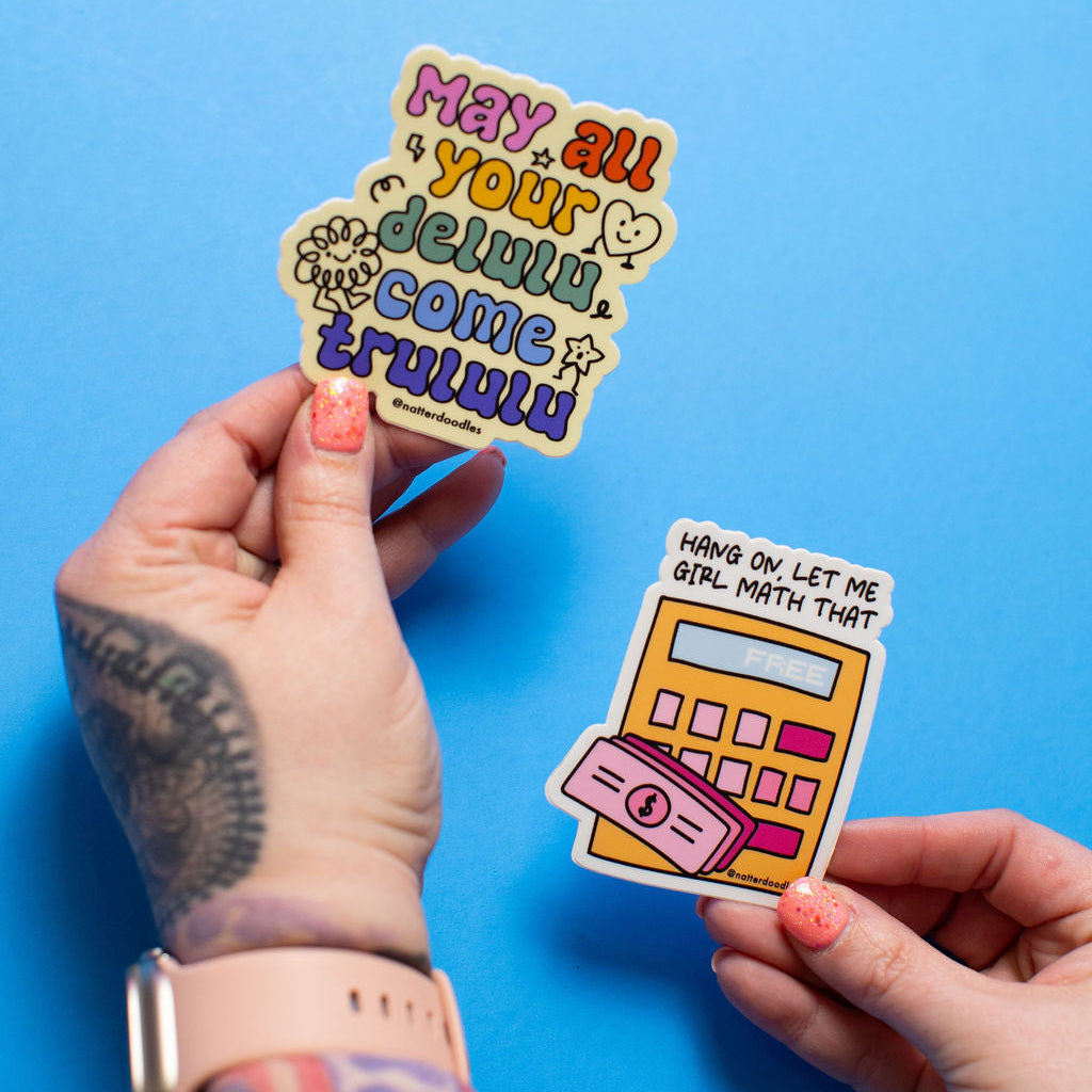 May All Your Delulu Come Trululu Sticker