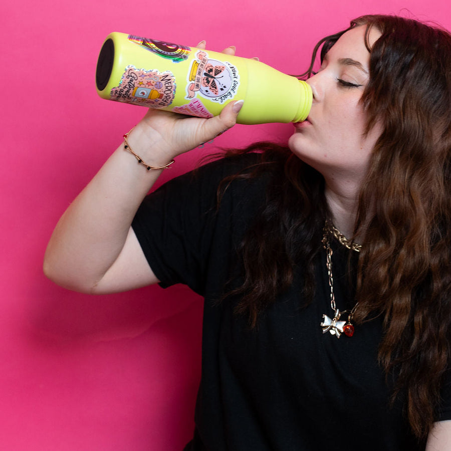 Mercury Is In Gatorade Again Sticker – Glitter Vinyl 3x3 Astrology Retrograde Humor