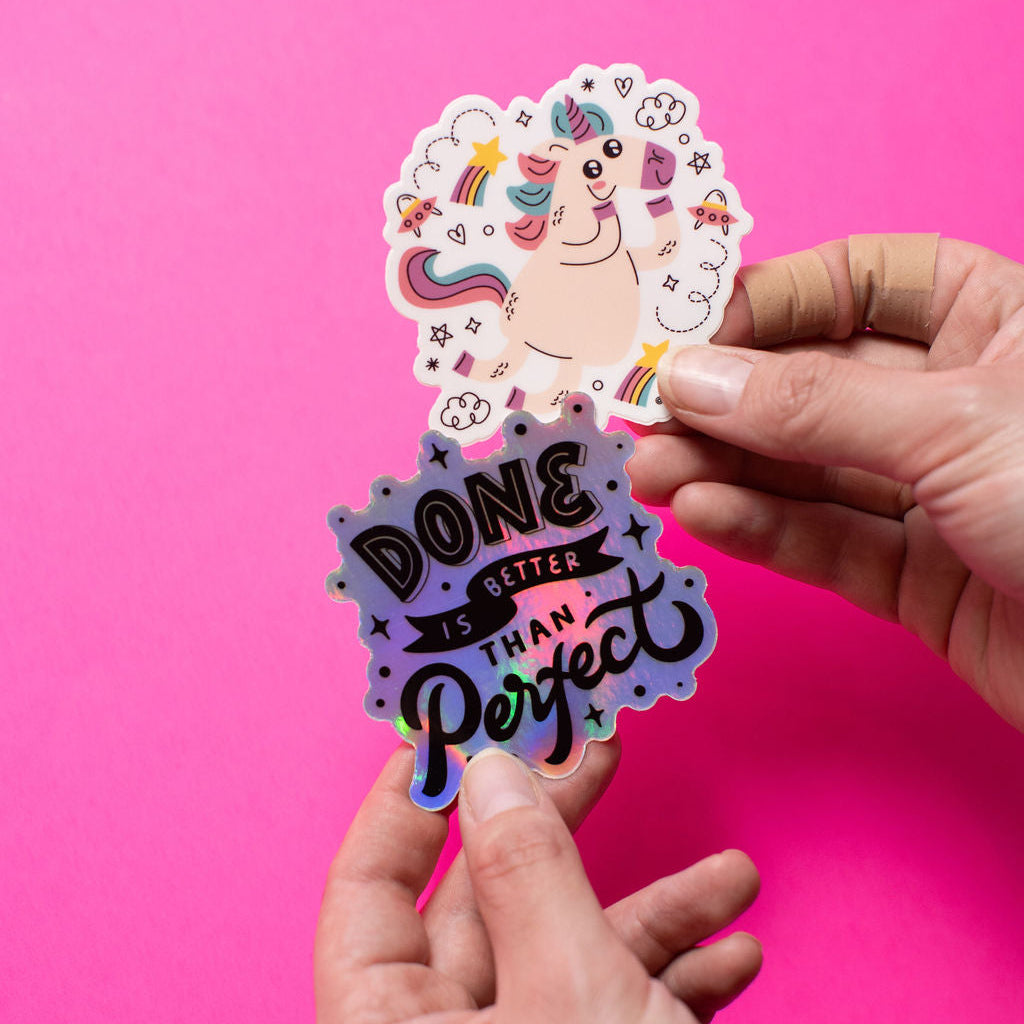 Done Is Better Than Perfect Sticker