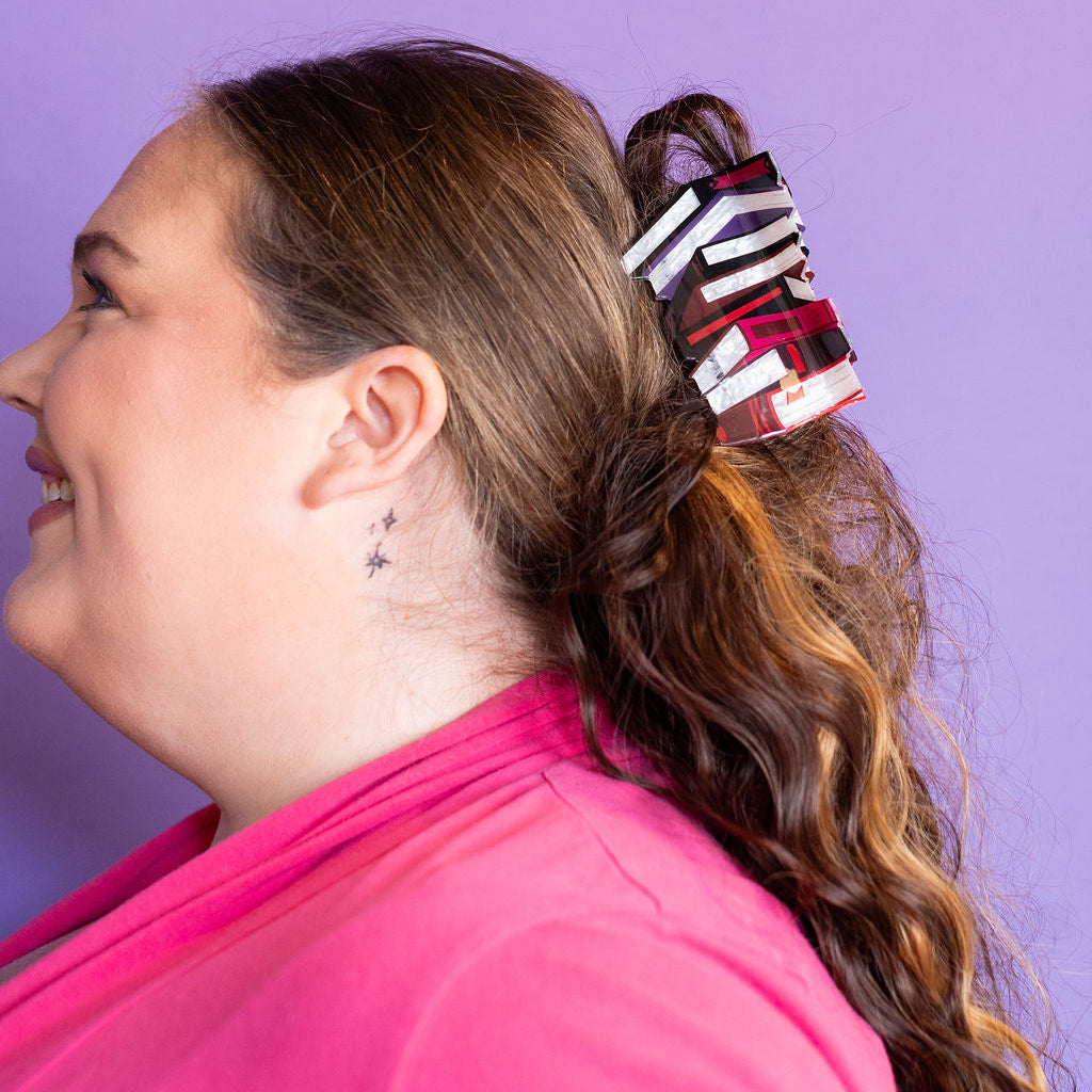 Read My Clips Book Hair Claw