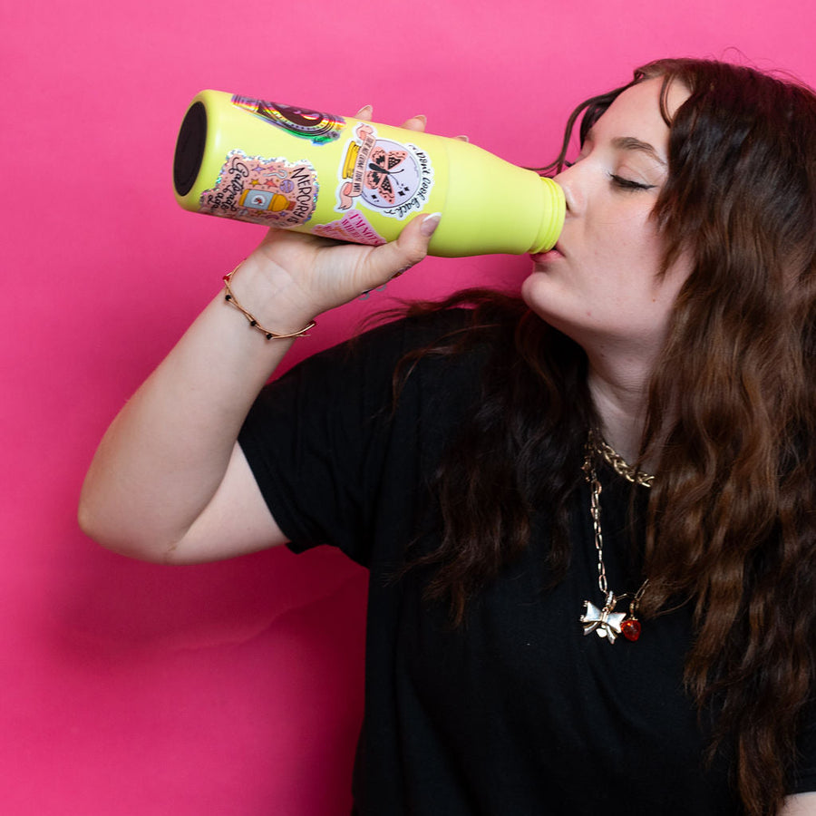 Thanks It’s the Trauma Sticker – Large Vinyl Waterproof Pastel Retro Self Aware Humor Decal