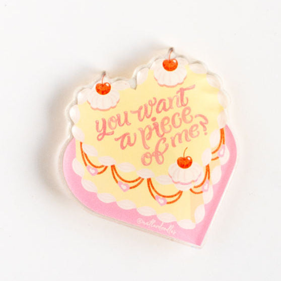 You Want a Piece of Me? Sticker
