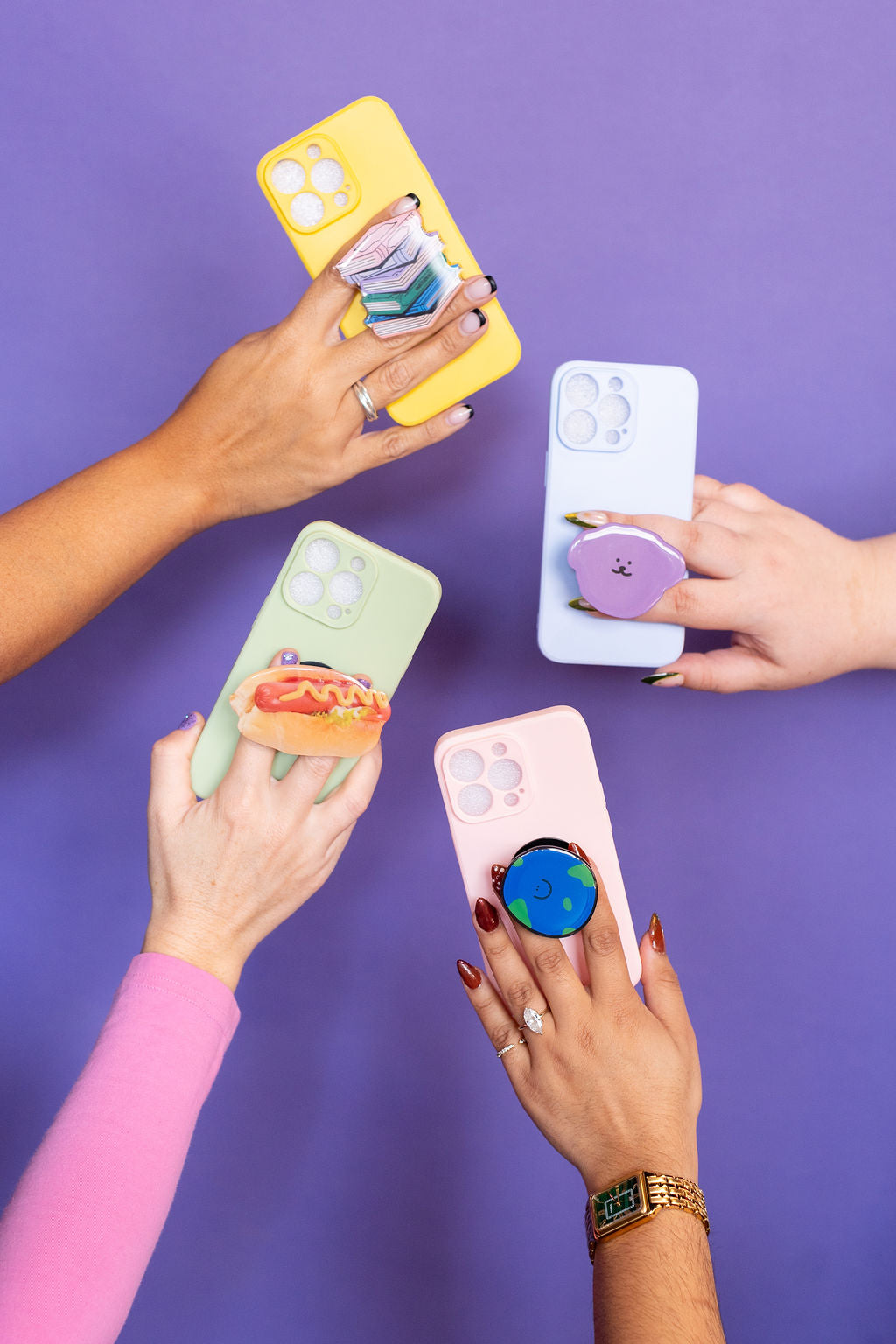 Stacks on Stacks Sticky Phone Grip – NatterDoodle Stacks on Stacks Sticky Phone Grip – NatterDoodle