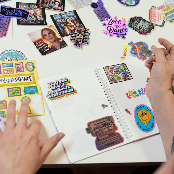Totally Rad Even When Sad Sticker