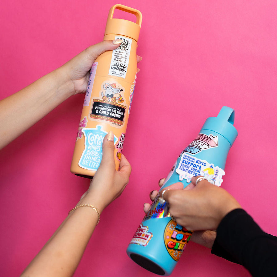 Trans People Belong Sticker – 3" Glitter Vinyl LGBTQ+ Pride Support Trans Rights Decal