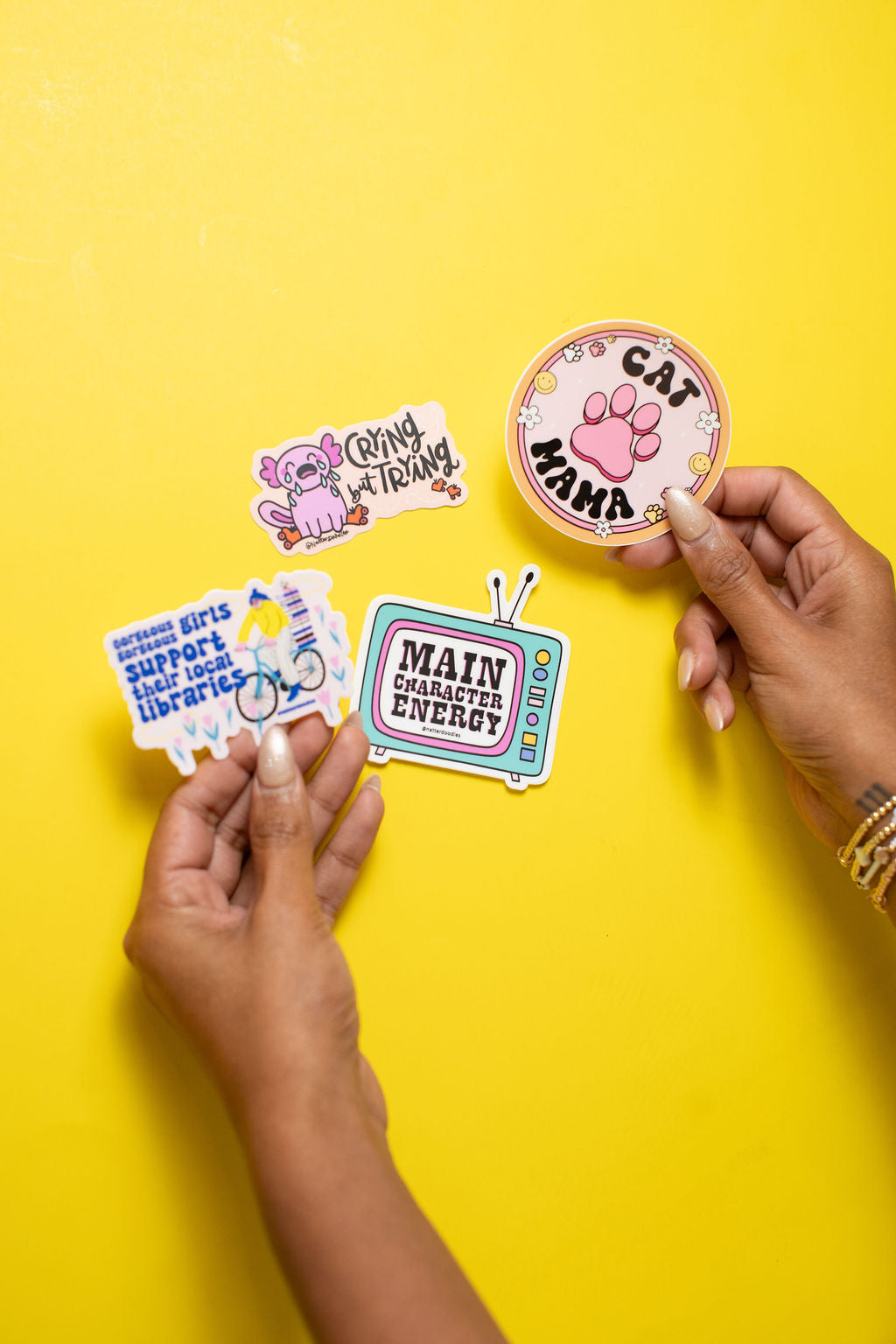 Main Character Energy Sticker