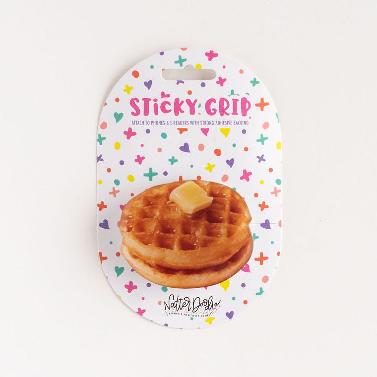 Sticky Grip product with waffle design on a white background