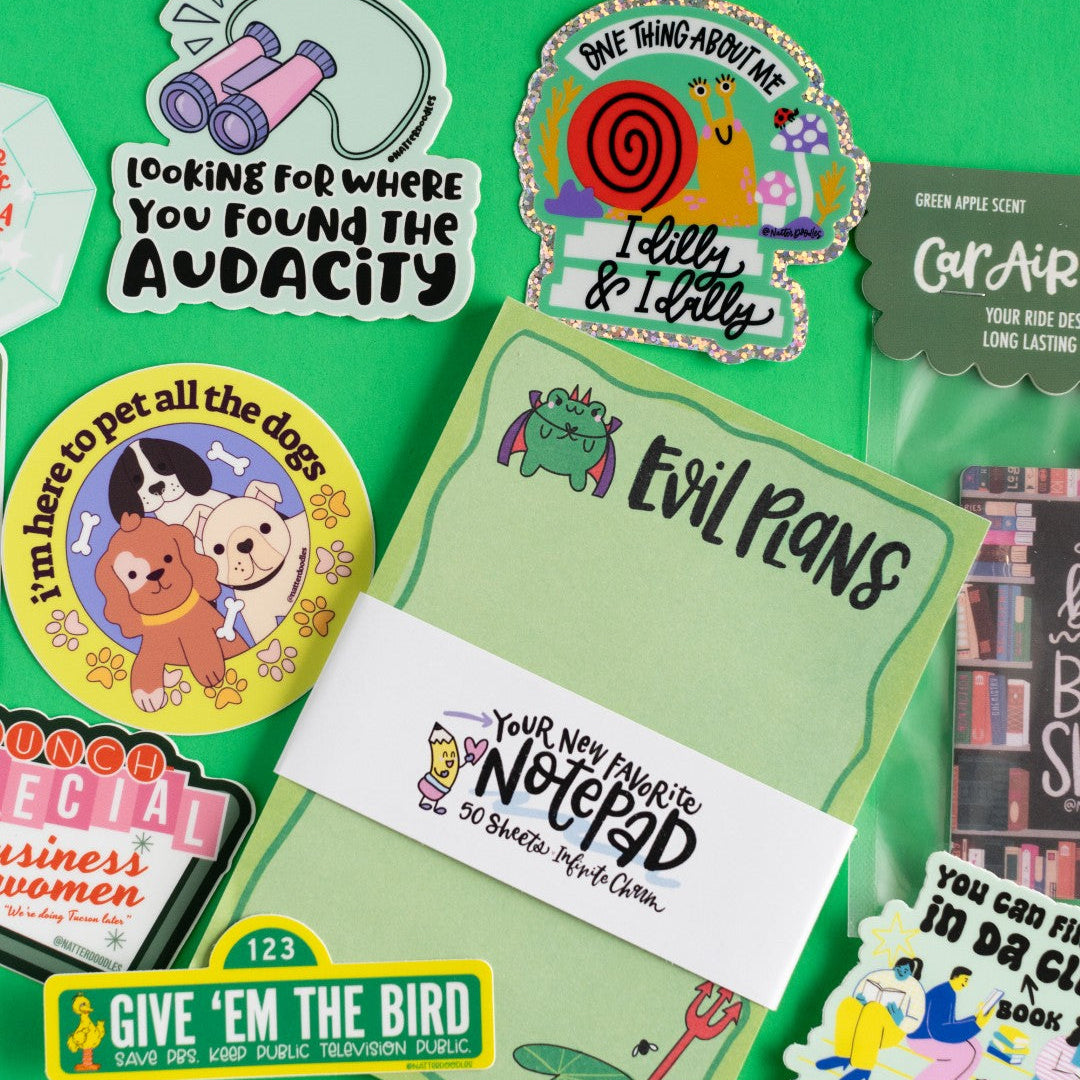 Find Me in Da (Book) Club Sticker