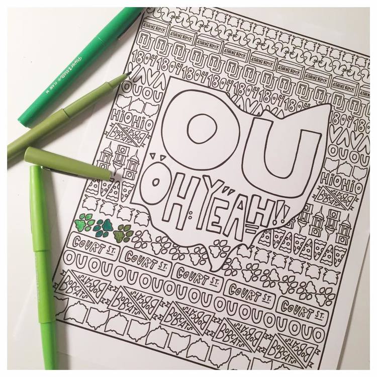 OHIO Coloring page