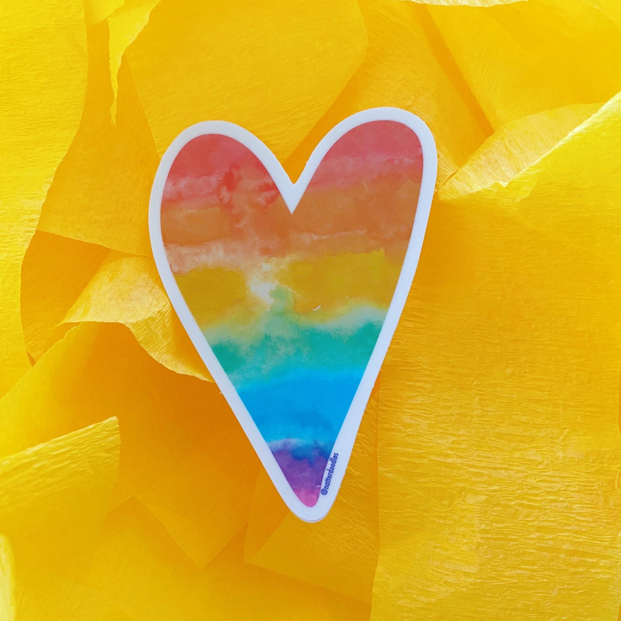 LOVE Rainbow Pride Sticker