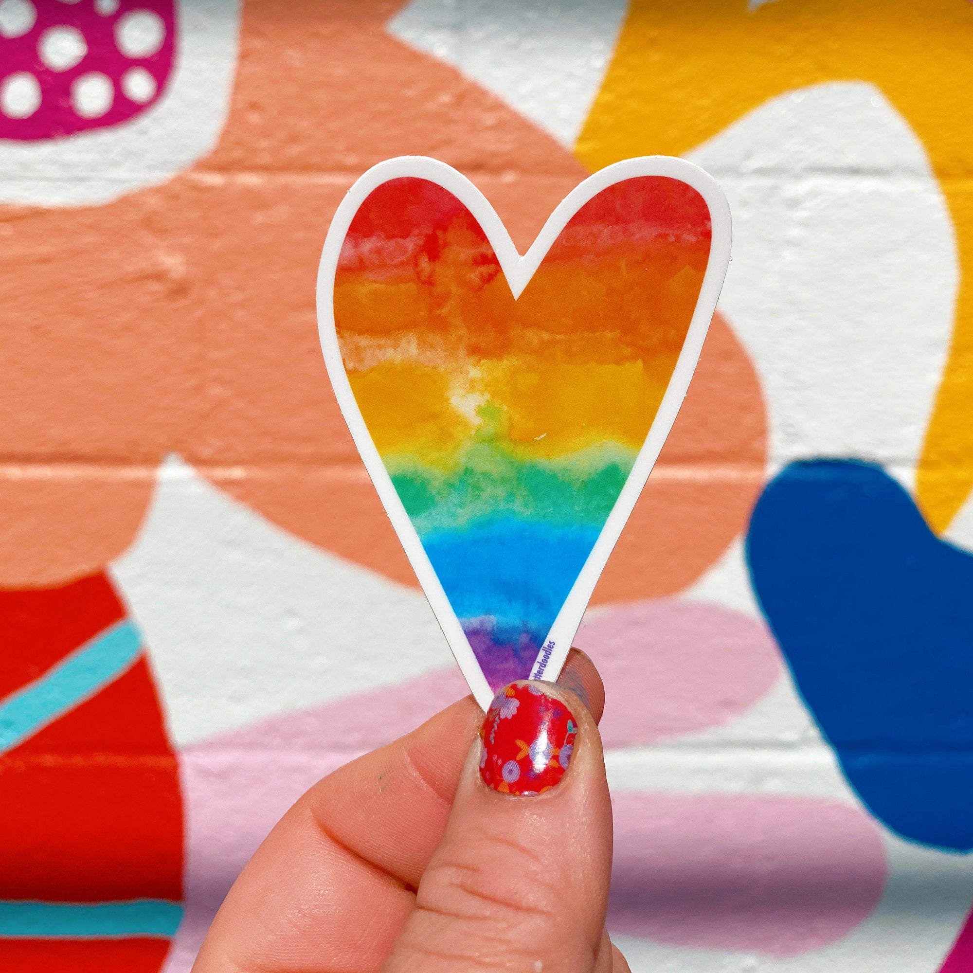 LOVE Rainbow Pride Sticker