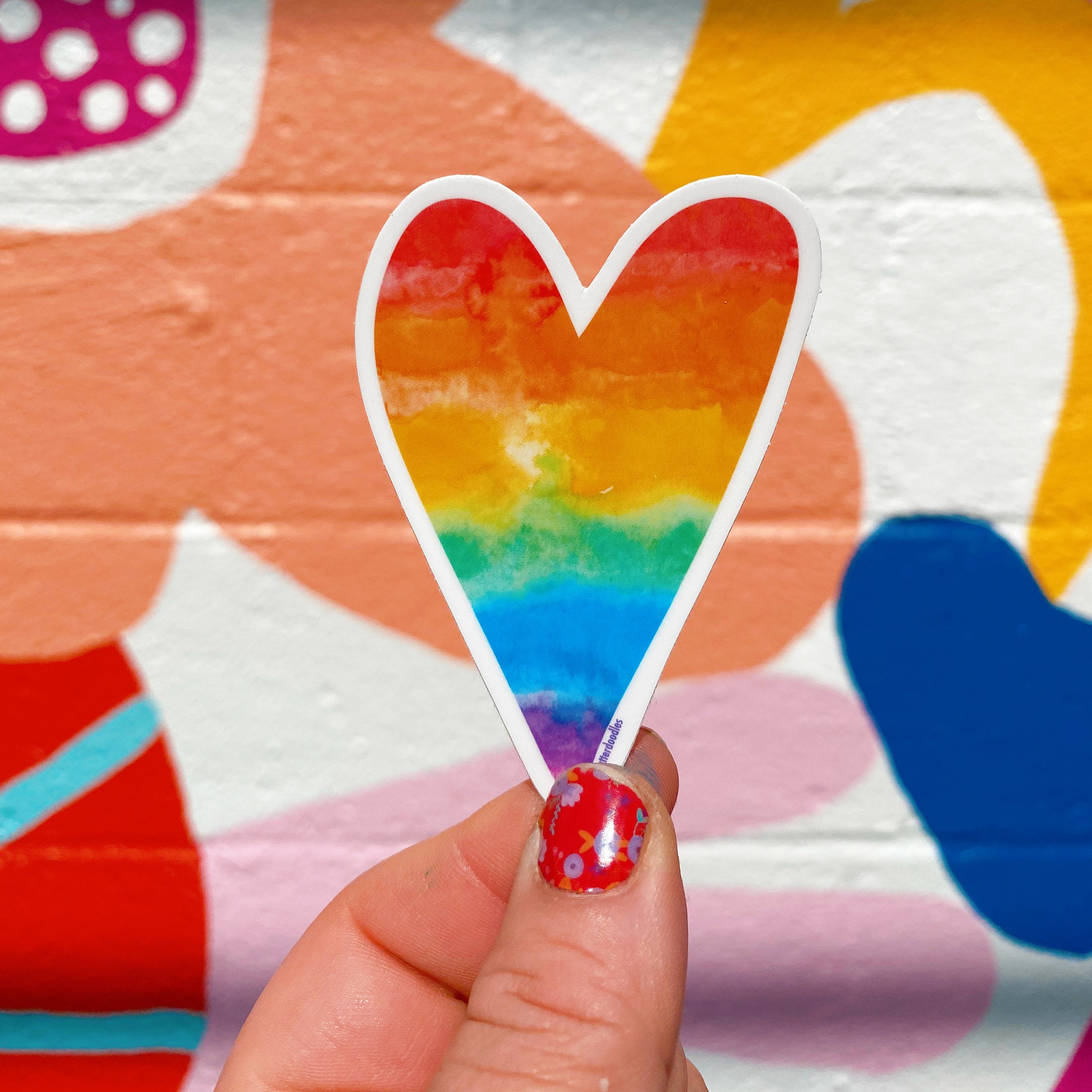 LOVE Rainbow Pride Sticker