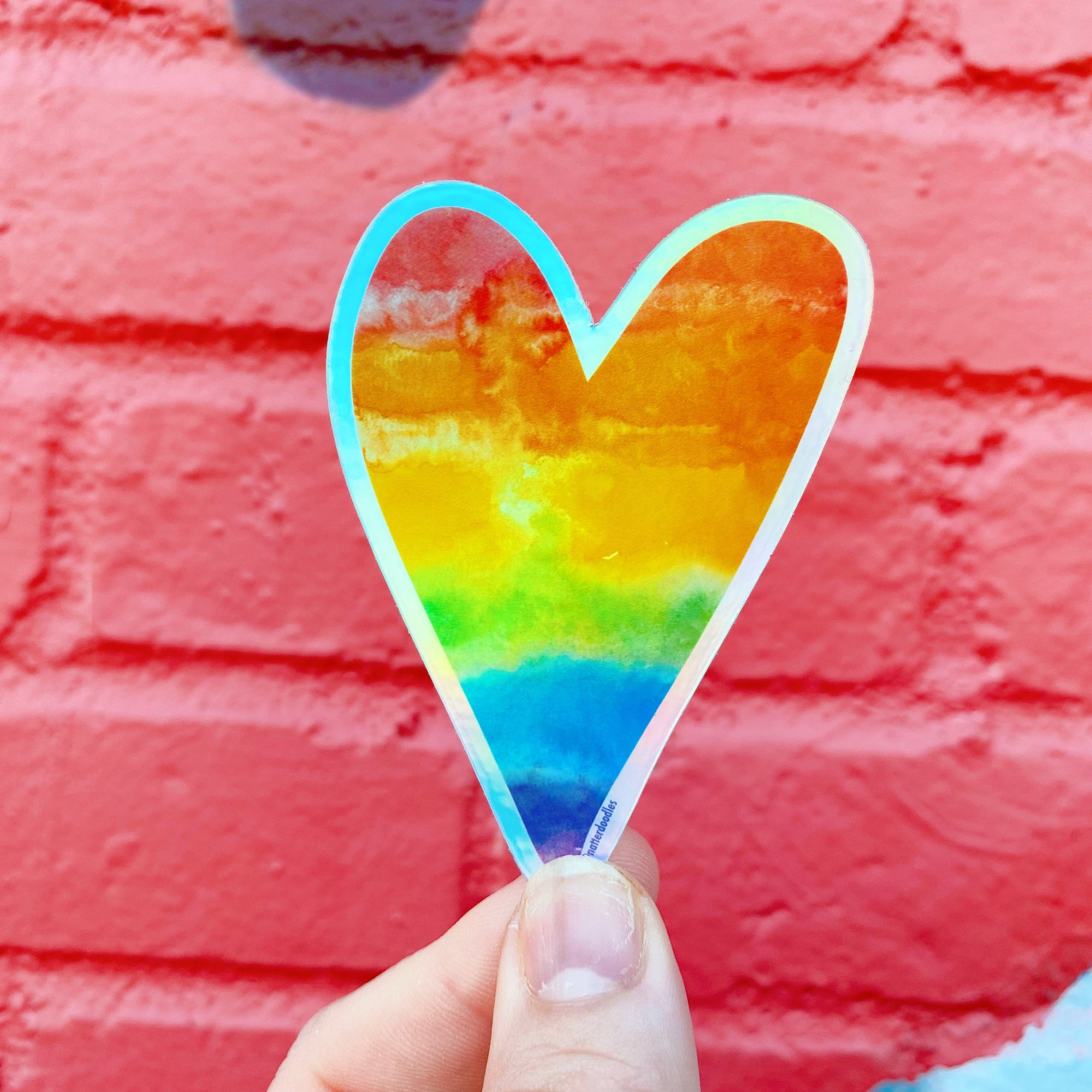 LOVE Rainbow Pride Sticker