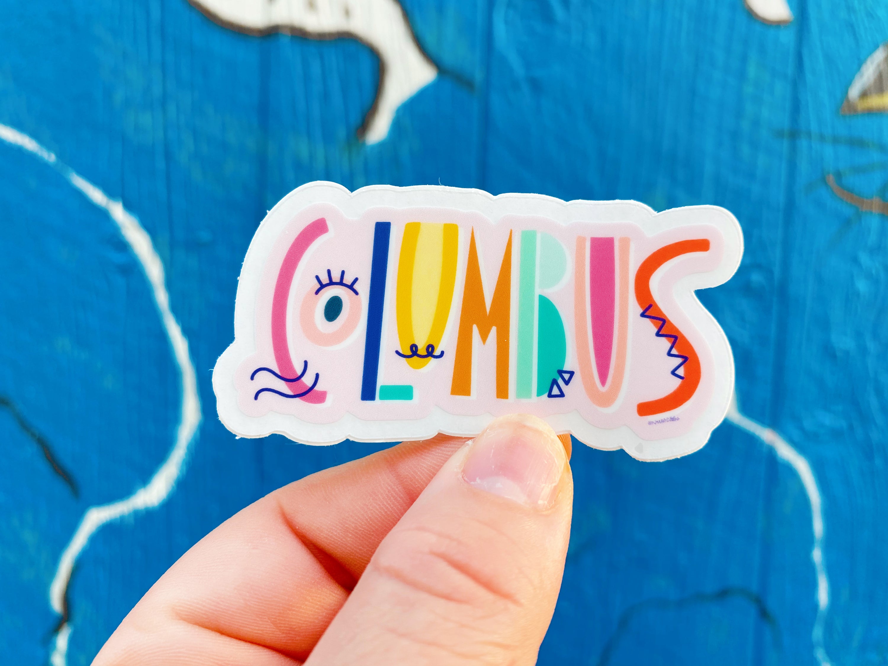 Creative Columbus Sticker