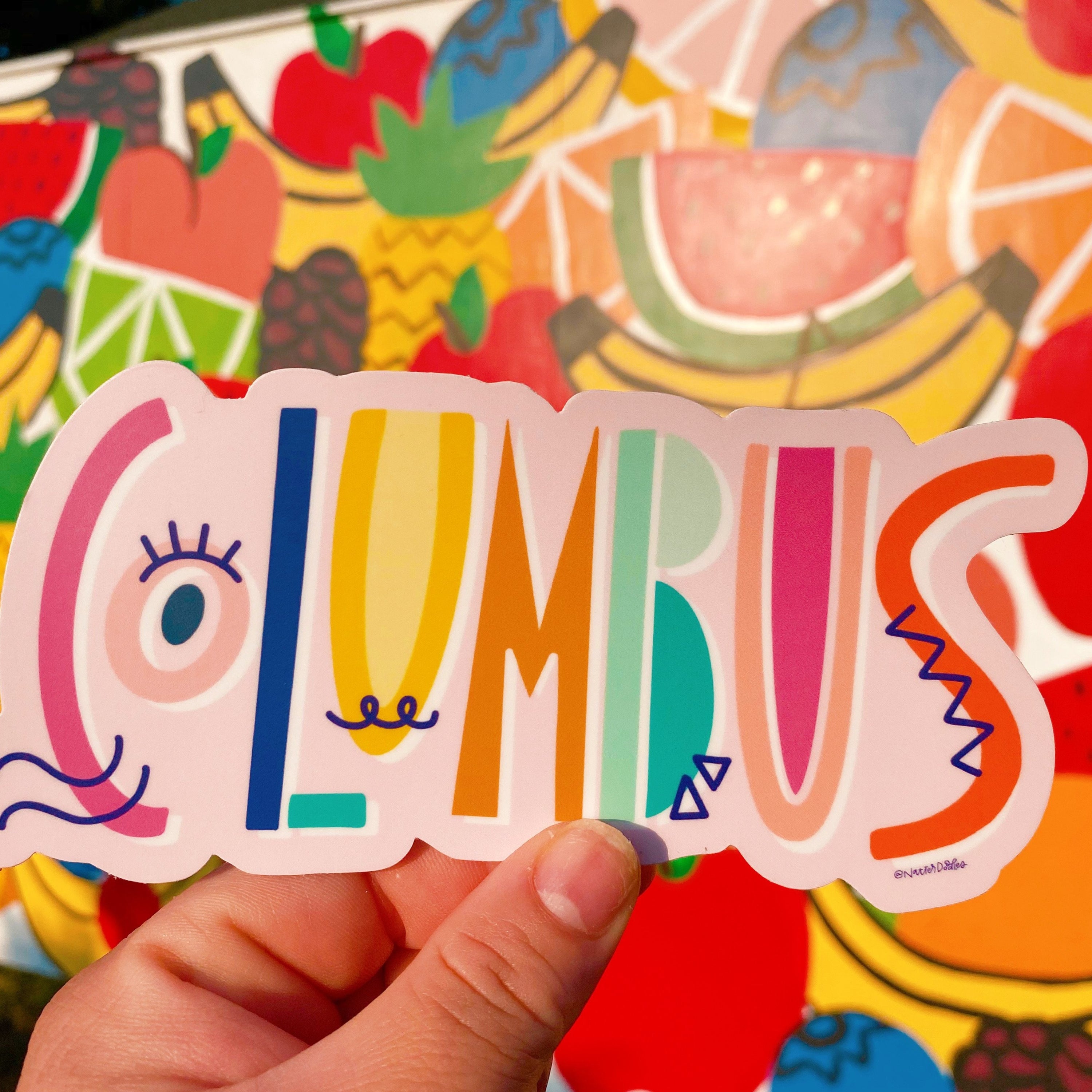 Creative Columbus Sticker