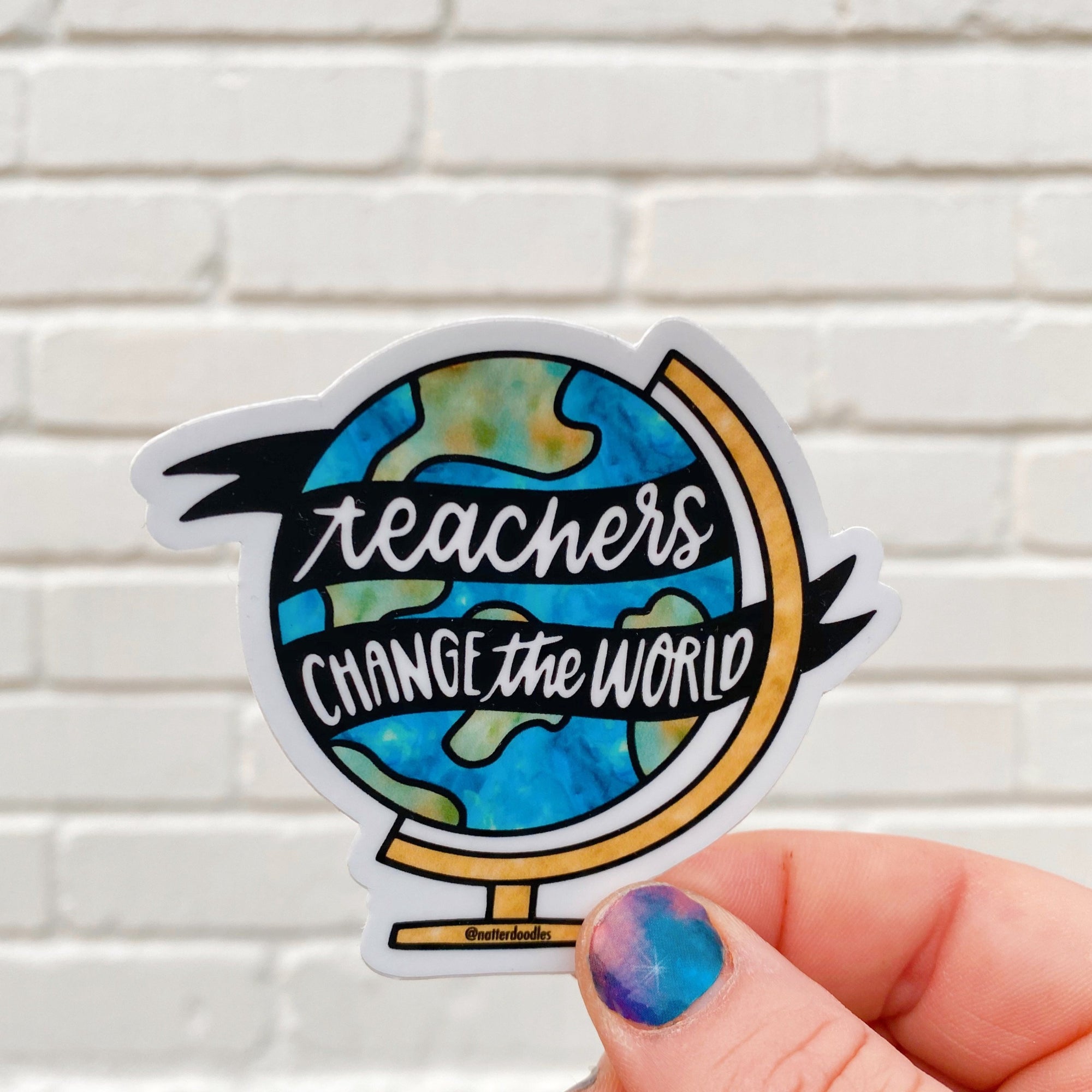 Teachers Change the World Sticker