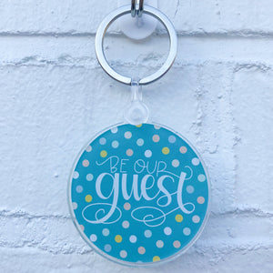 Be Our Guest Keychain